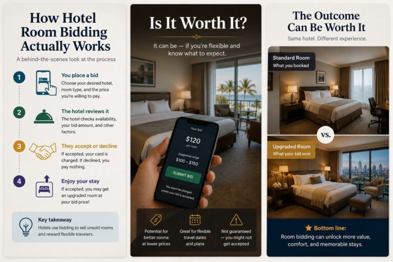 How Hotel Room Bidding Actually Works — And Whether It's Worth It